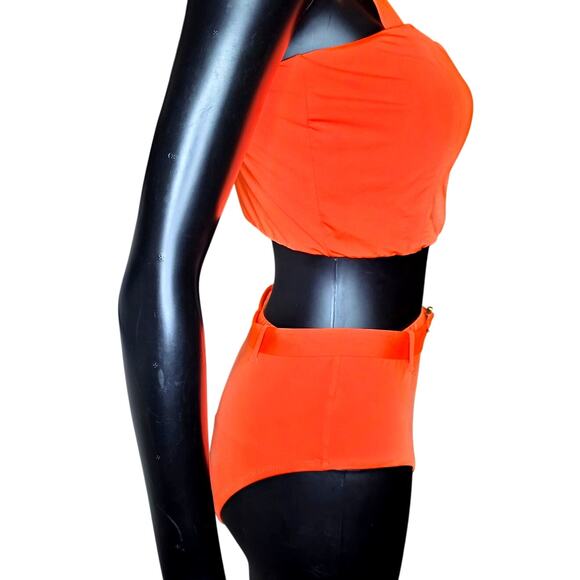 Sunshine 79 Bandeau Midkini Top & High Waist Bikini Bottom 8 - Picture 6 of 16